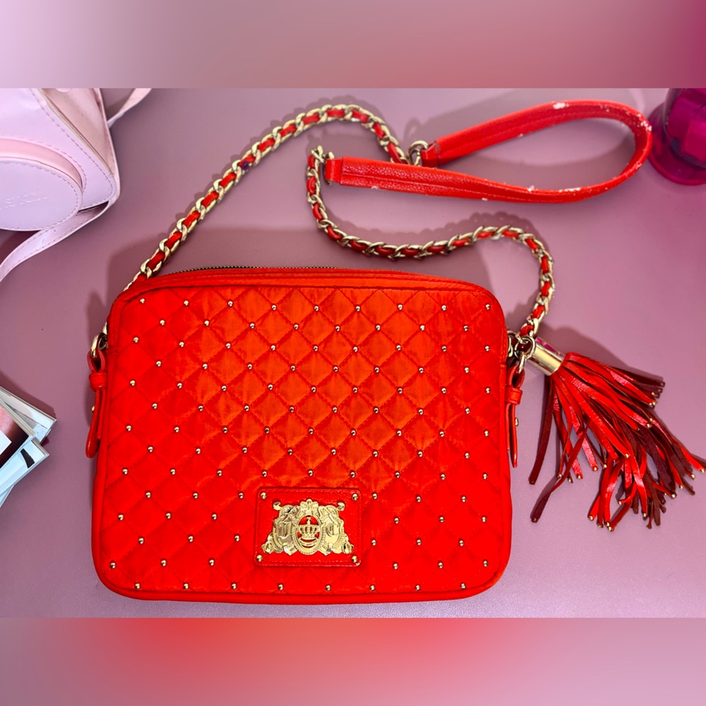 Juicy Couture | Orange Quilted Crossbody Purse
